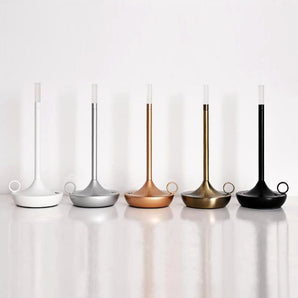 Iron Lamp with Unique Candle Design and 3-Level Dimming Option