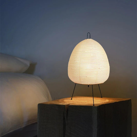 Japanese Rice Paper Table Lamp - Illuminate with Tradition and Modernity