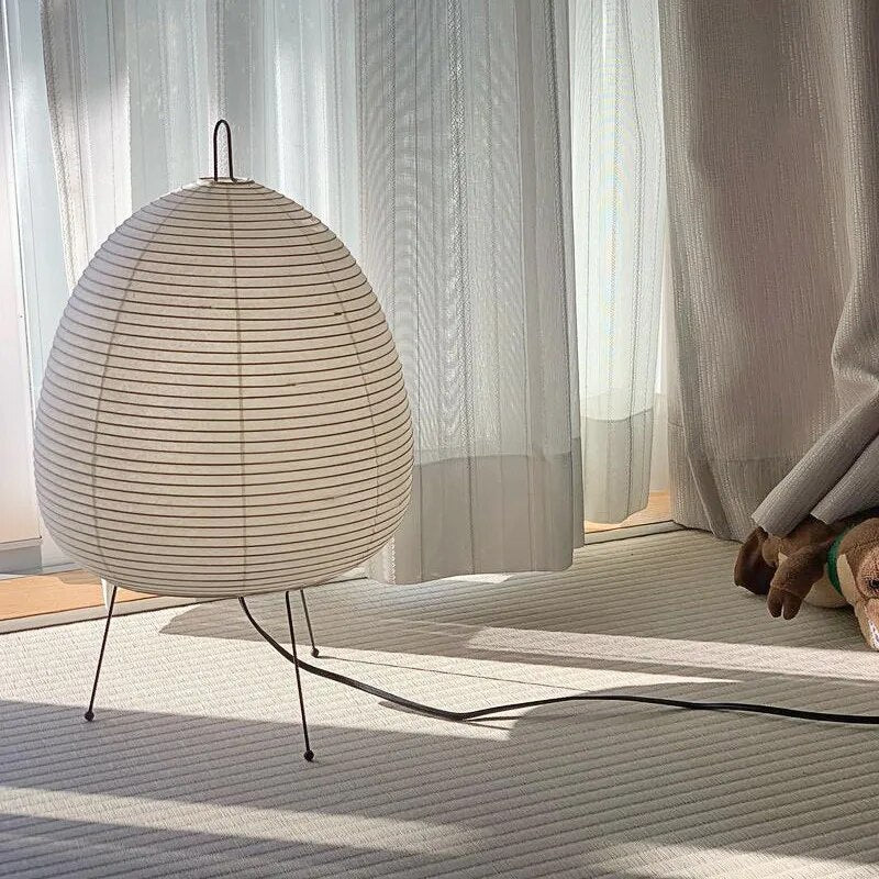 Japanese Rice Paper Table Lamp - Illuminate with Tradition and Modernity