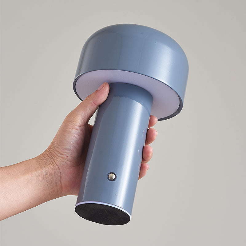 LED Cordless Table Lamp with Unique Mushroom Design