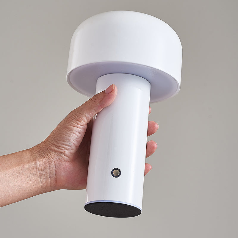LED Cordless Table Lamp with Unique Mushroom Design