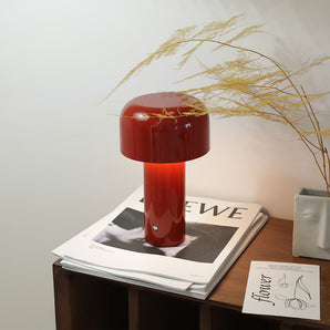 LED Cordless Table Lamp with Unique Mushroom Design