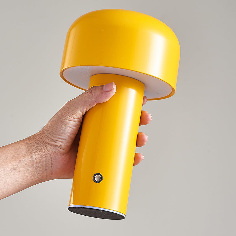 LED Cordless Table Lamp with Unique Mushroom Design