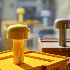 LED Cordless Table Lamp with Unique Mushroom Design