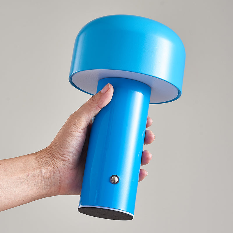 LED Cordless Table Lamp with Unique Mushroom Design