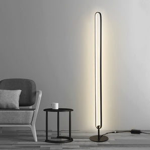 LED Floor Lamp Stylish Design with RGB Multicolor and Warm White Lighting
