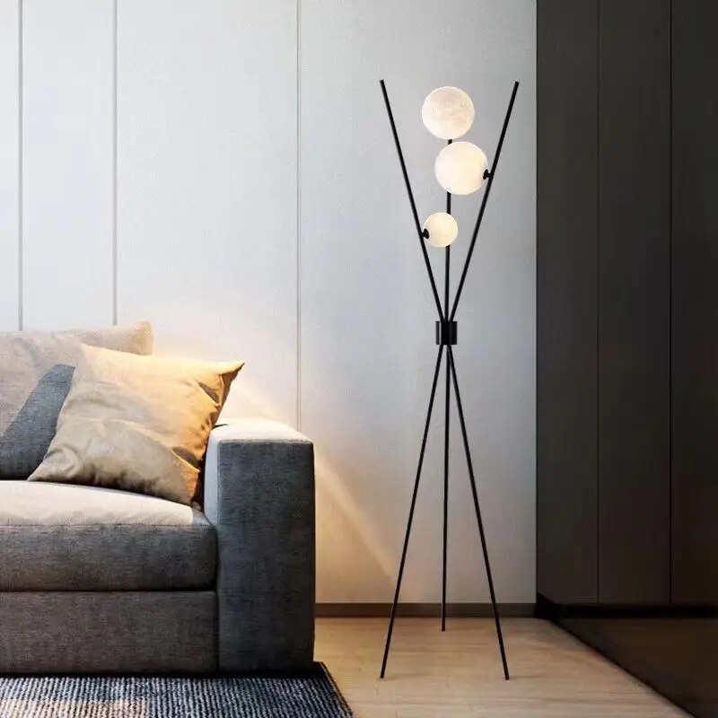 LED Moonlamp Table Floor Modern Living Room Lighting