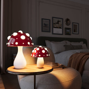LED Mushroom Table Lamp with Warm White Light