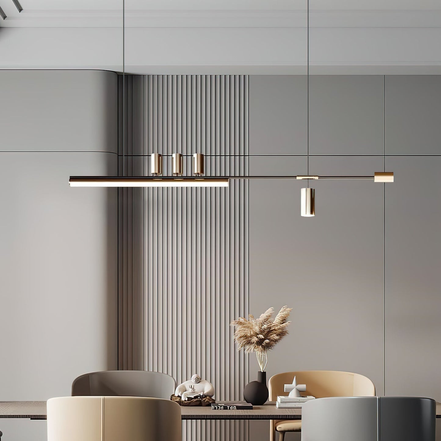 LED Pendant Light Nordic-Inspired Sleek Design - Adjustable Wire - Warm & Cool Light Options