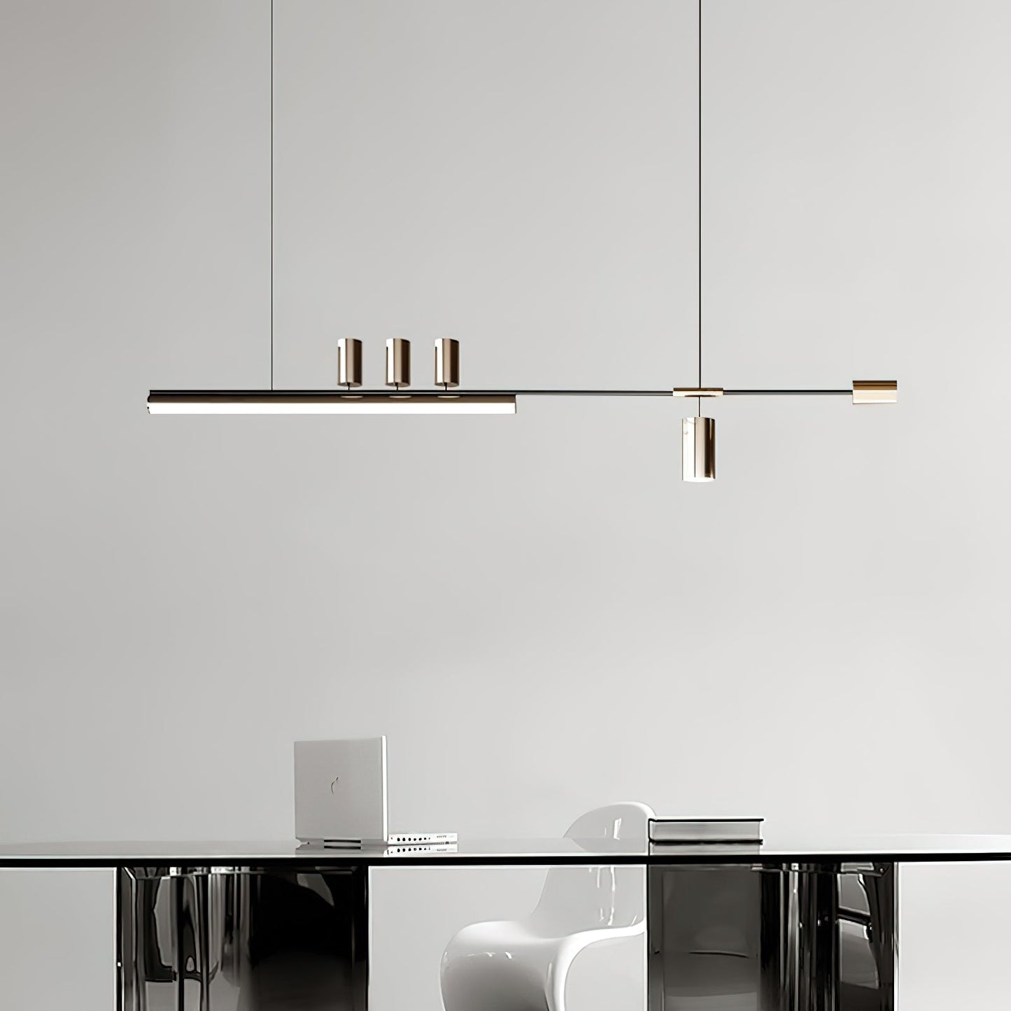 LED Pendant Light Nordic-Inspired Sleek Design - Adjustable Wire - Warm & Cool Light Options