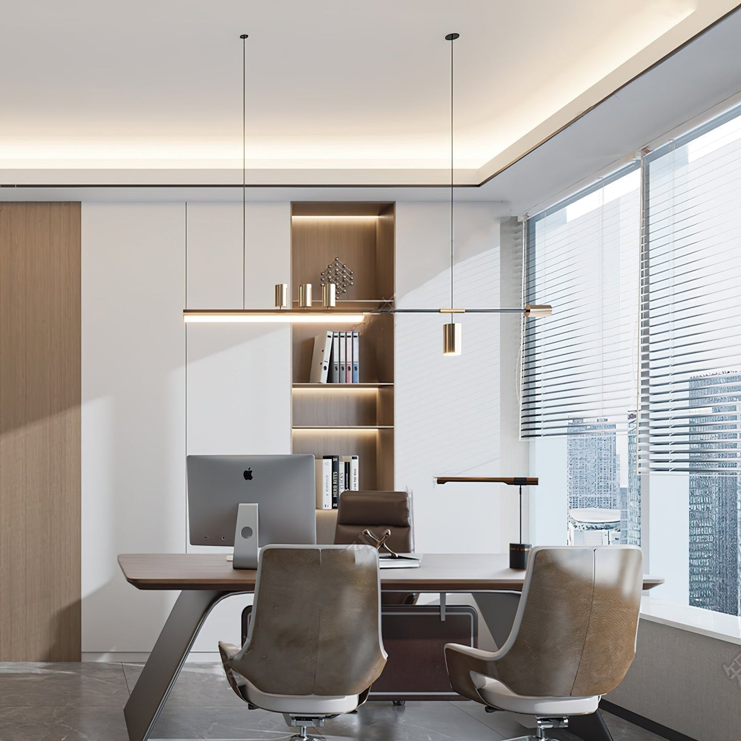 LED Pendant Light Nordic-Inspired Sleek Design - Adjustable Wire - Warm & Cool Light Options