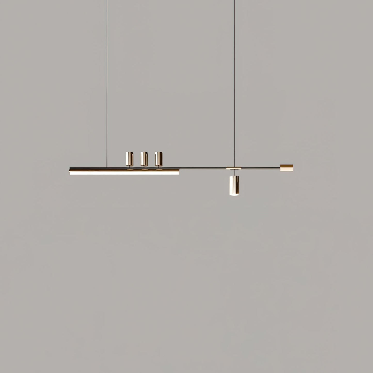 LED Pendant Light Nordic-Inspired Sleek Design - Adjustable Wire - Warm & Cool Light Options