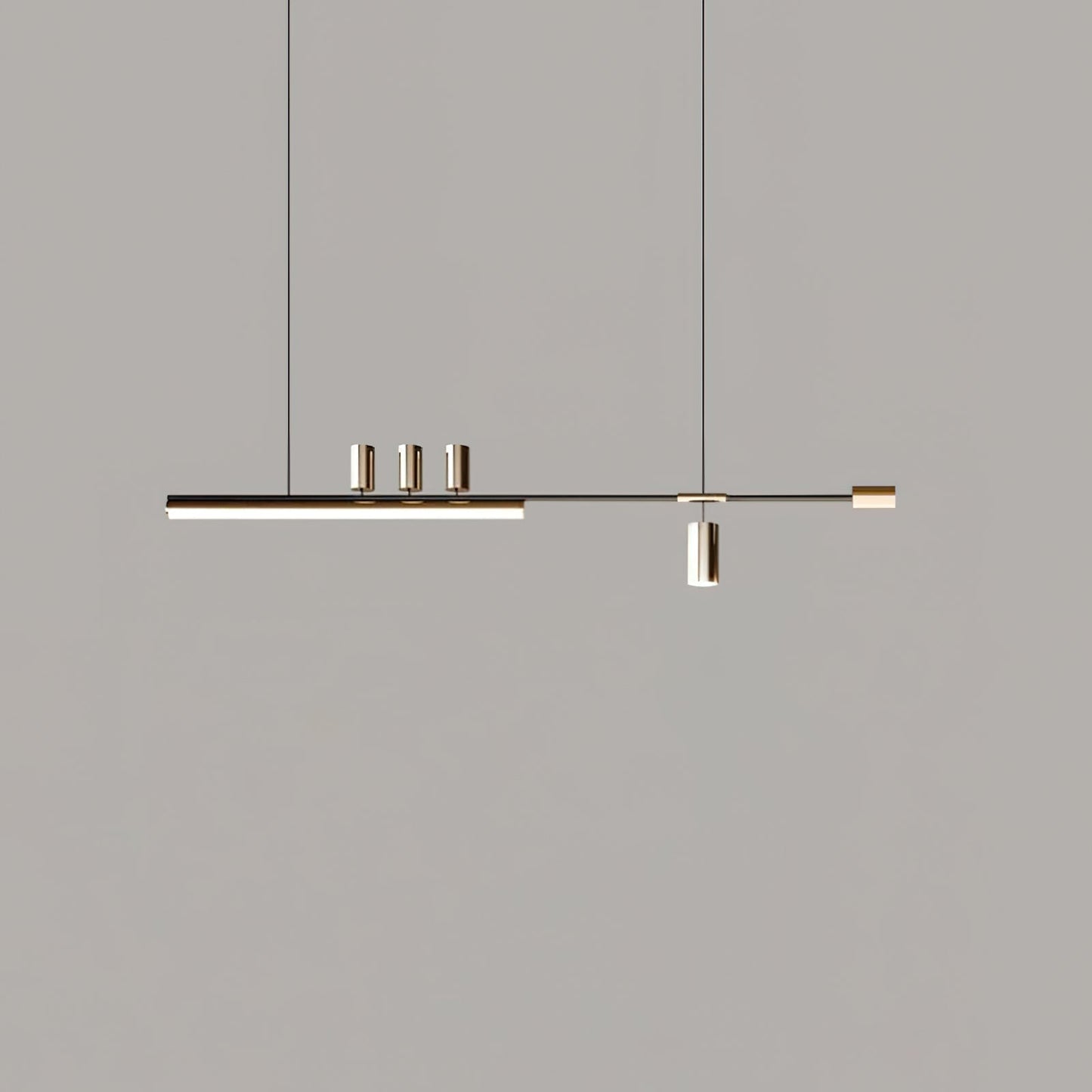 LED Pendant Light Nordic-Inspired Sleek Design - Adjustable Wire - Warm & Cool Light Options