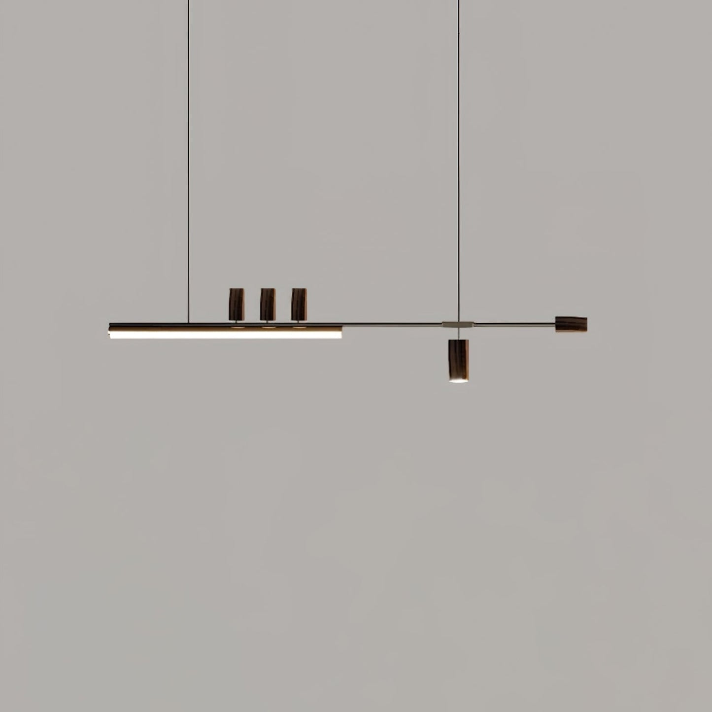 LED Pendant Light Nordic-Inspired Sleek Design - Adjustable Wire - Warm & Cool Light Options