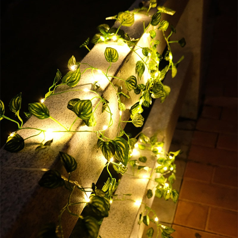 LED Vine Garden String Lights with Ivy Vines - 32ft 100 LEDs