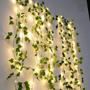 LED Vine Garden String Lights with Ivy Vines - 32ft 100 LEDs