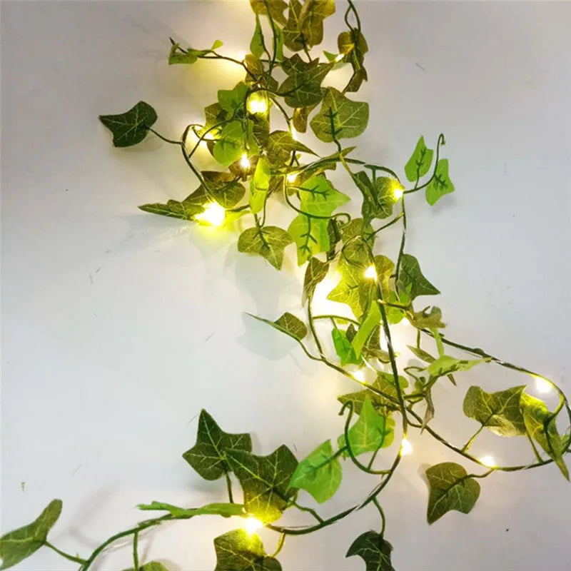 LED Vine Garden String Lights with Ivy Vines - 32ft 100 LEDs