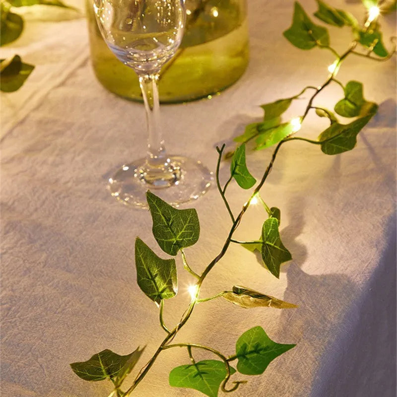LED Vine Garden String Lights with Ivy Vines - 32ft 100 LEDs