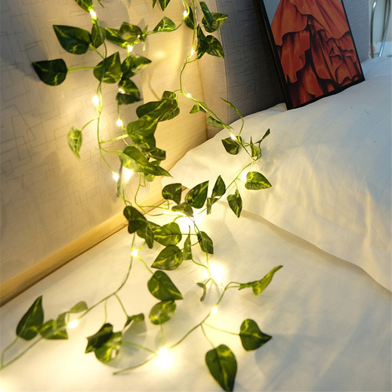 LED Vine Garden String Lights with Ivy Vines - 32ft 100 LEDs