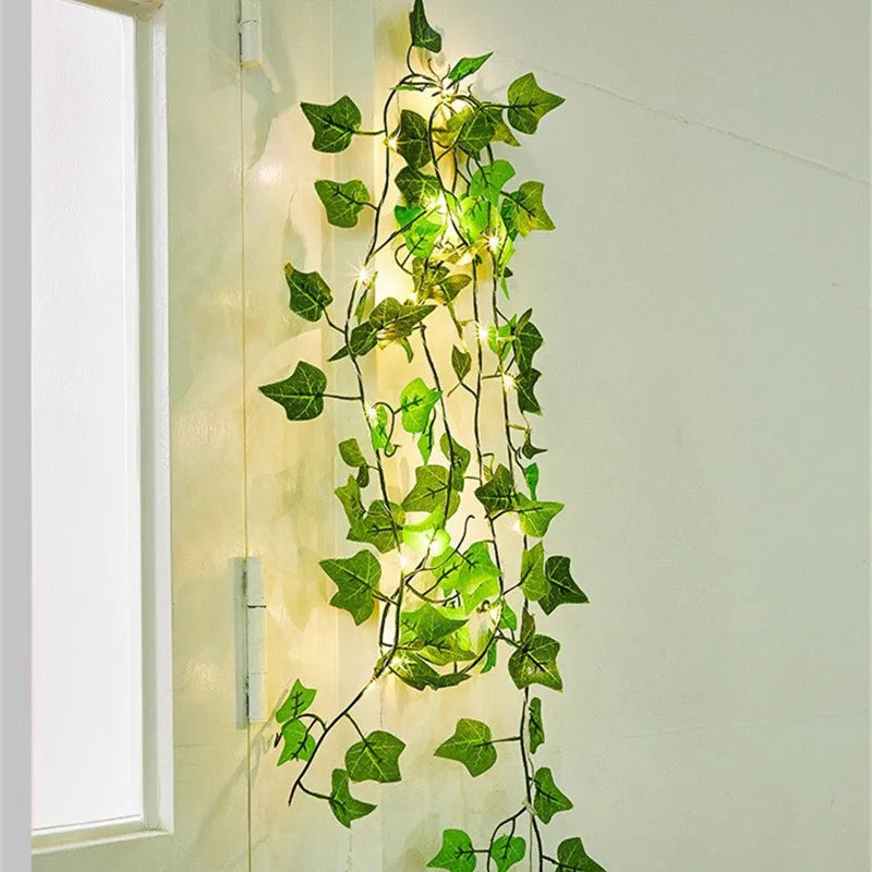 LED Vine Garden String Lights with Ivy Vines - 32ft 100 LEDs