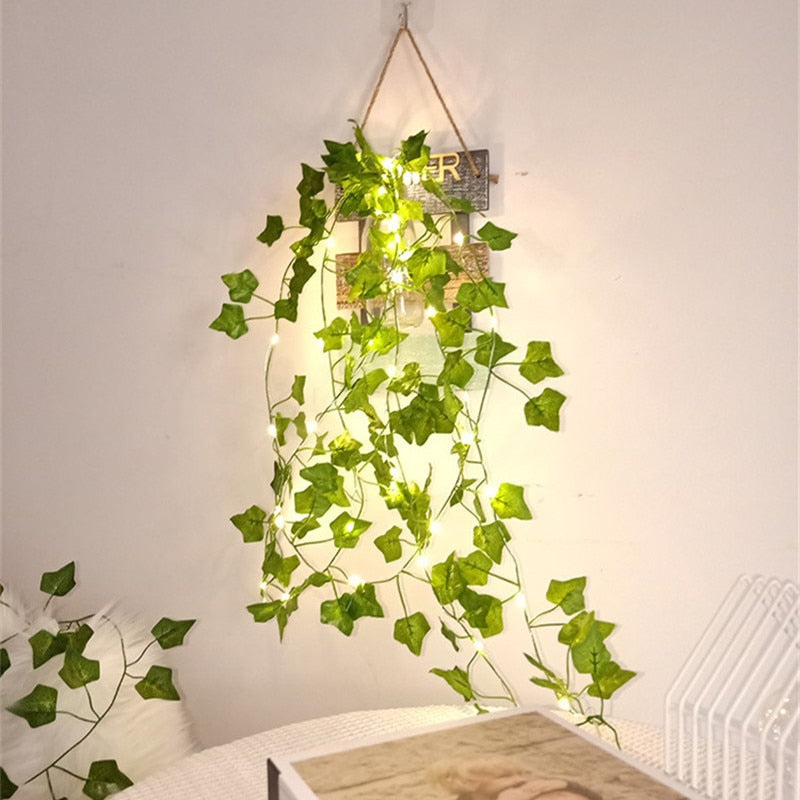 LED Vine Garden String Lights with Ivy Vines - 32ft 100 LEDs
