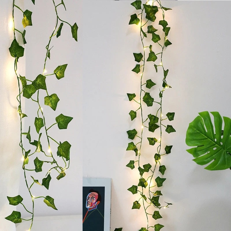 LED Vine Garden String Lights with Ivy Vines - 32ft 100 LEDs