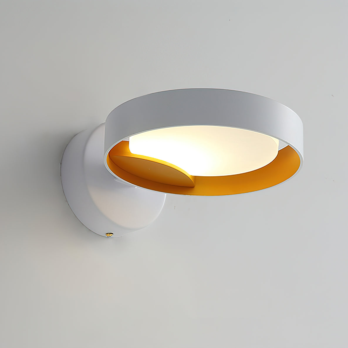 LED Wall Light with Artistic Design - Contemporary Iron & Acrylic Sconce