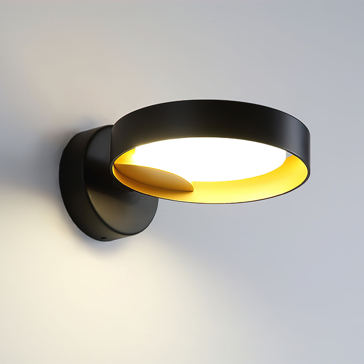 LED Wall Light with Artistic Design - Contemporary Iron & Acrylic Sconce