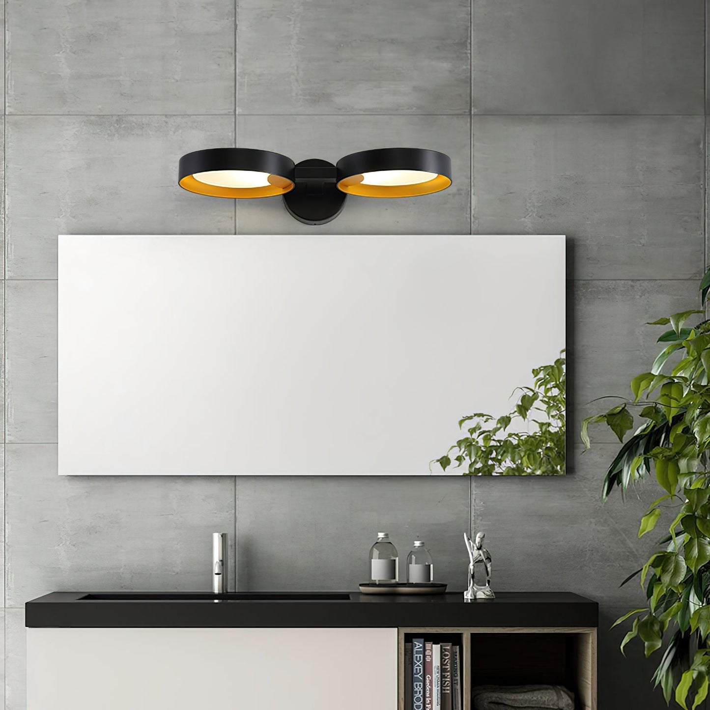LED Wall Light with Artistic Design - Contemporary Iron & Acrylic Sconce