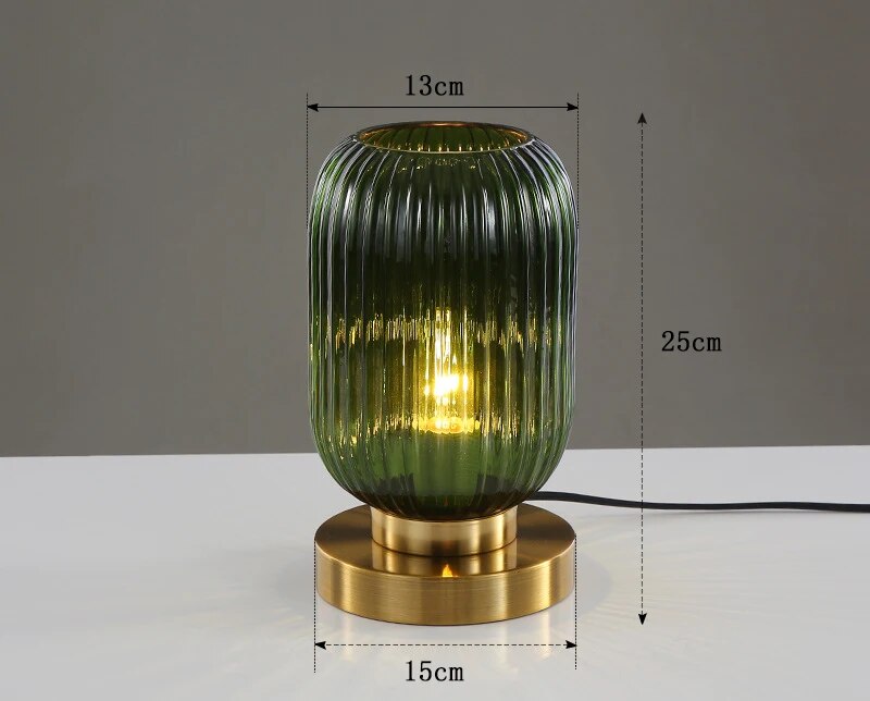 Luminescent Crystal Table Lamp