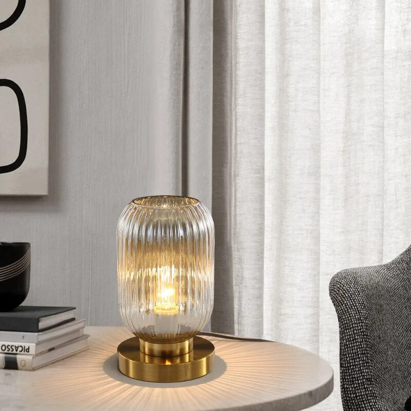 Luminescent Crystal Table Lamp