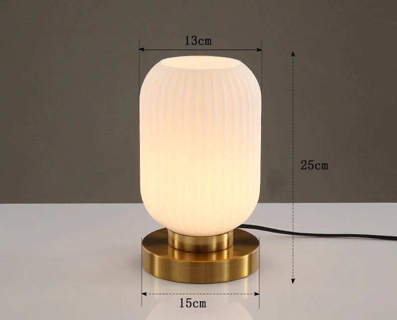 Luminescent Crystal Table Lamp