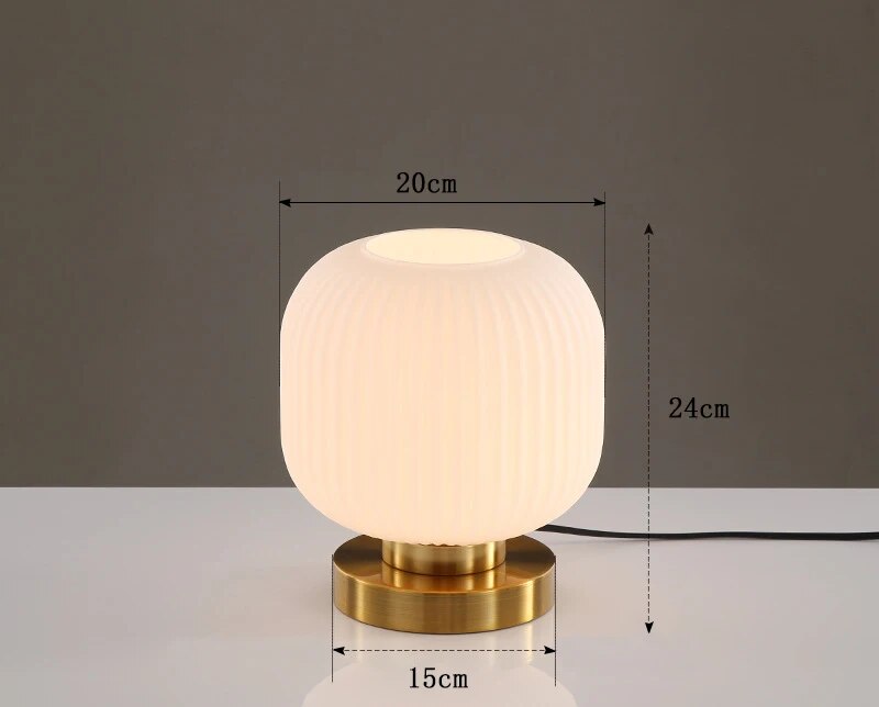 Luminescent Crystal Table Lamp