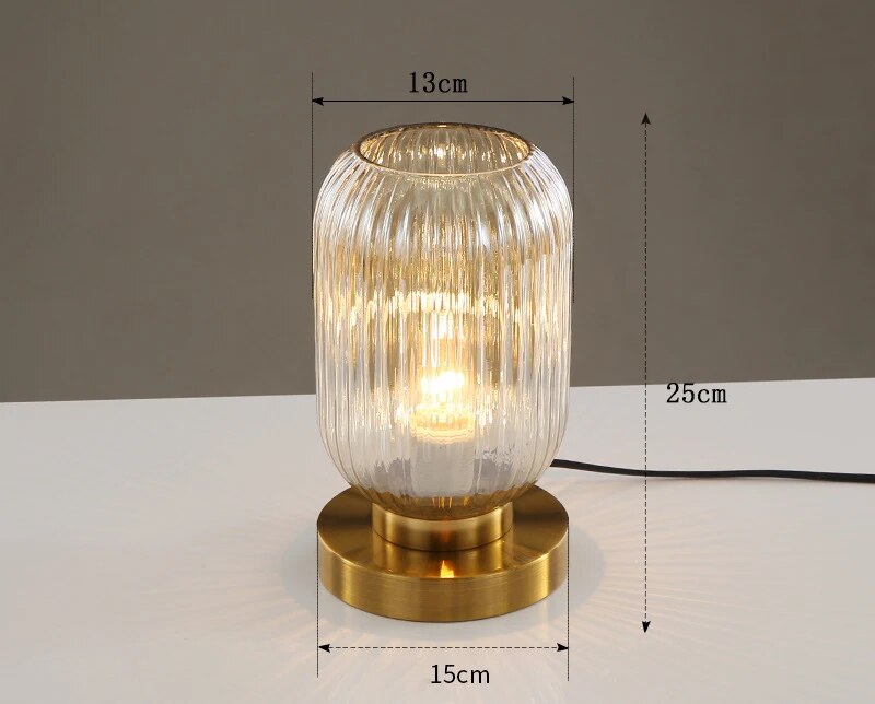 Luminescent Crystal Table Lamp