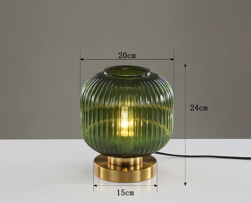 Luminescent Crystal Table Lamp