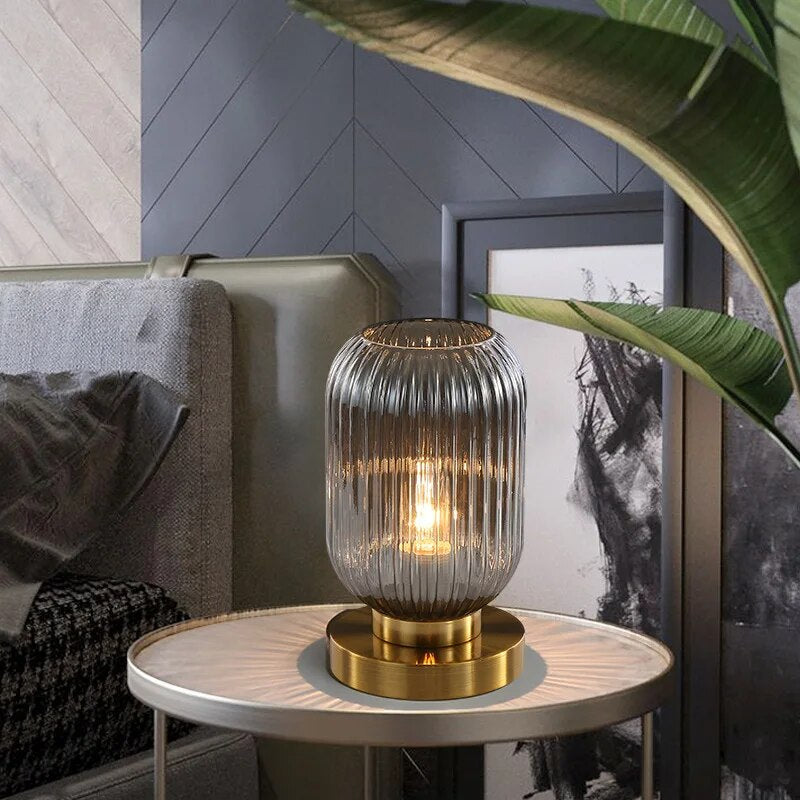 Luminescent Crystal Table Lamp