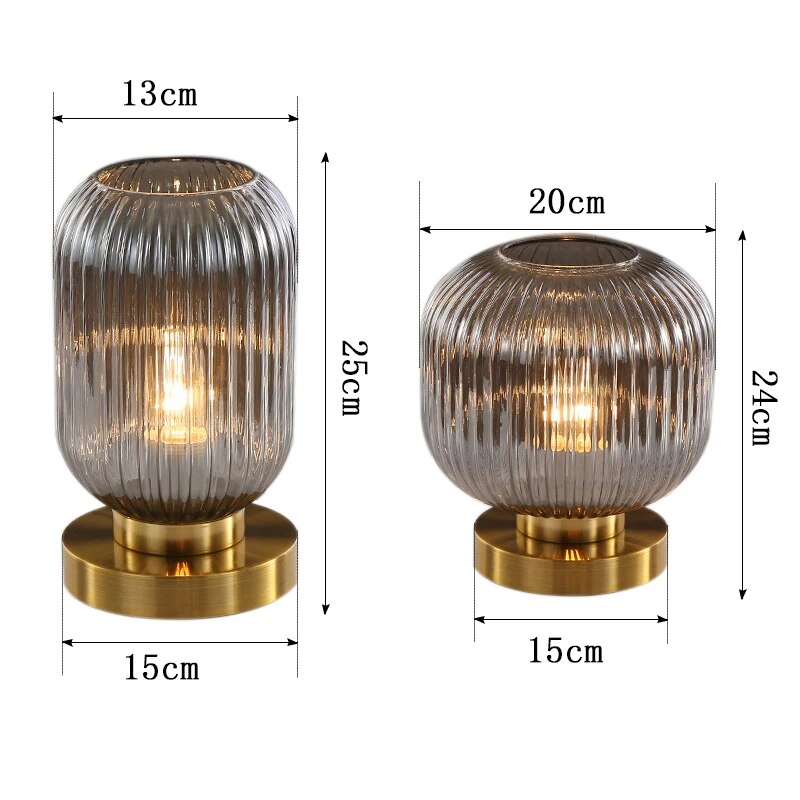 Luminescent Crystal Table Lamp