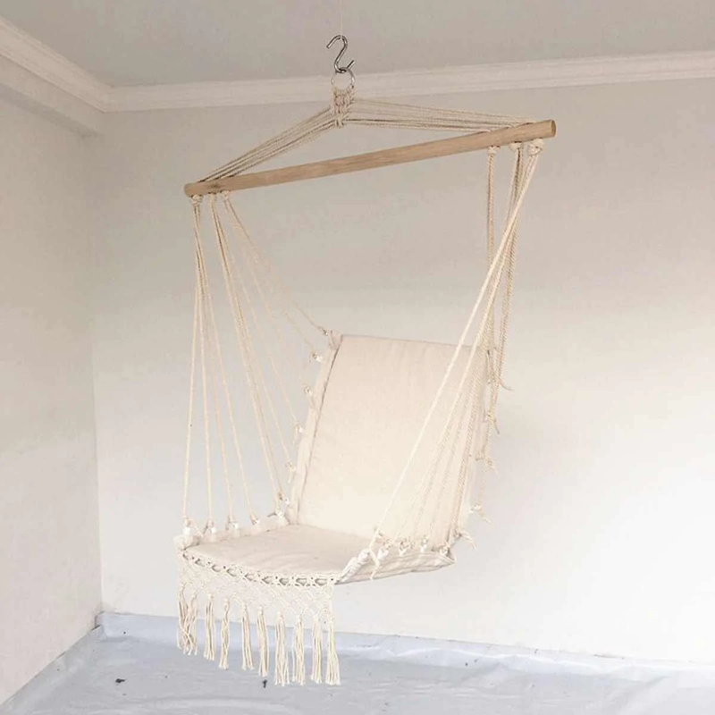 Macramé Hammock Swing for Garden