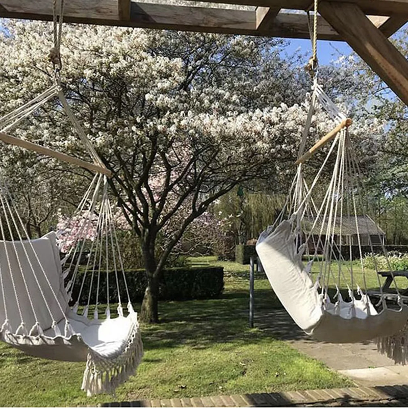 Macramé Hammock Swing for Garden