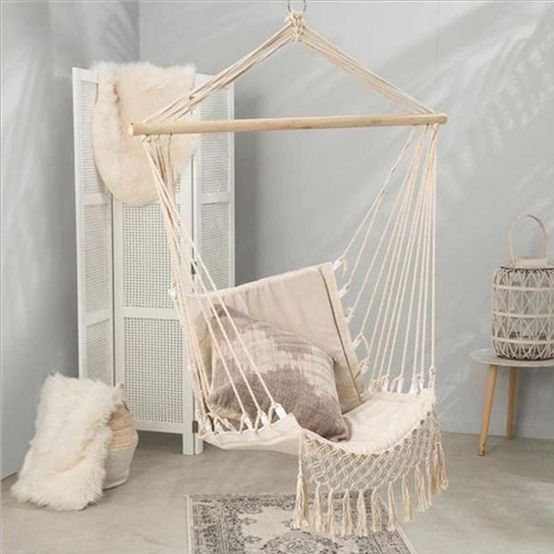 Macramé Hammock Swing for Garden
