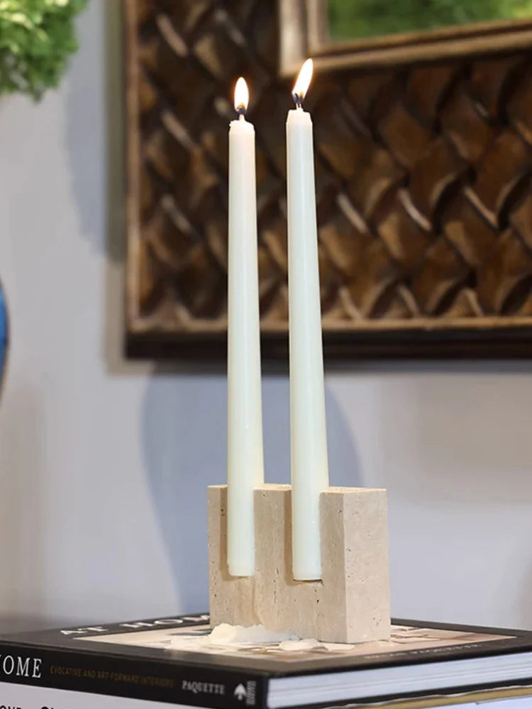 Marble Candle Holder for Weddings and Parties