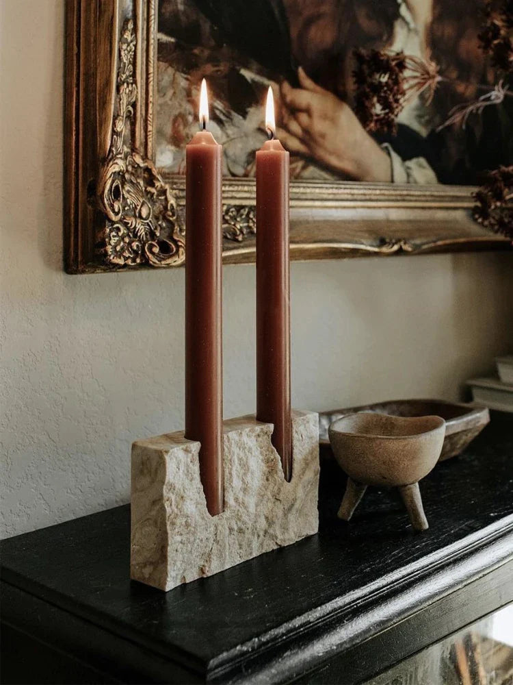 Marble Candle Holder for Weddings and Parties