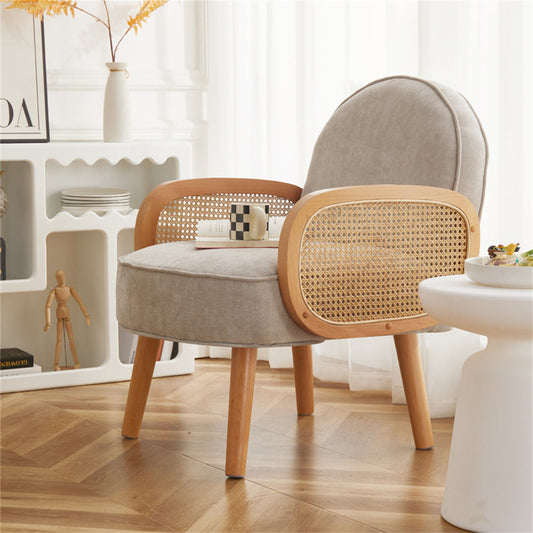 Modern Club Chair in Grey, White, or Orange - Stylish Accent Chair for Dining or Bedroom