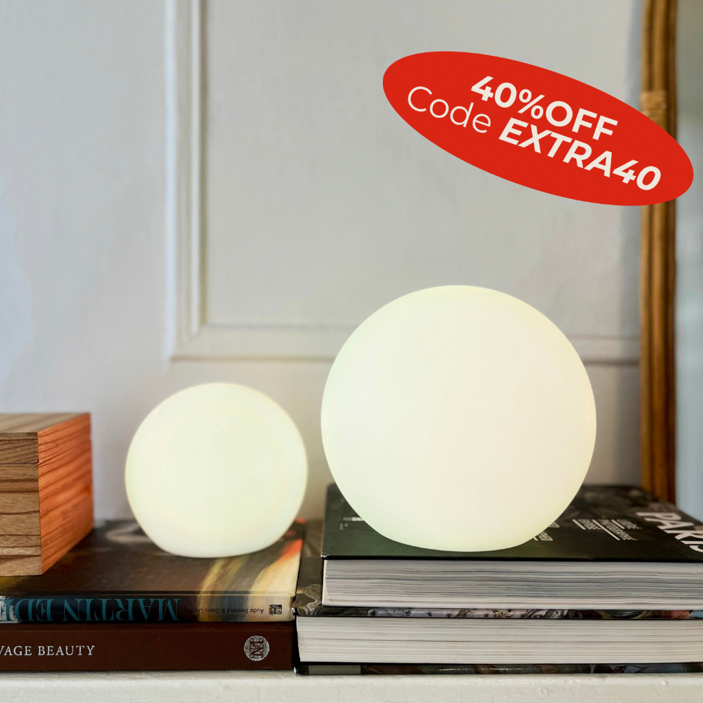 Moon Cordless LED Table Lamp with Color Control