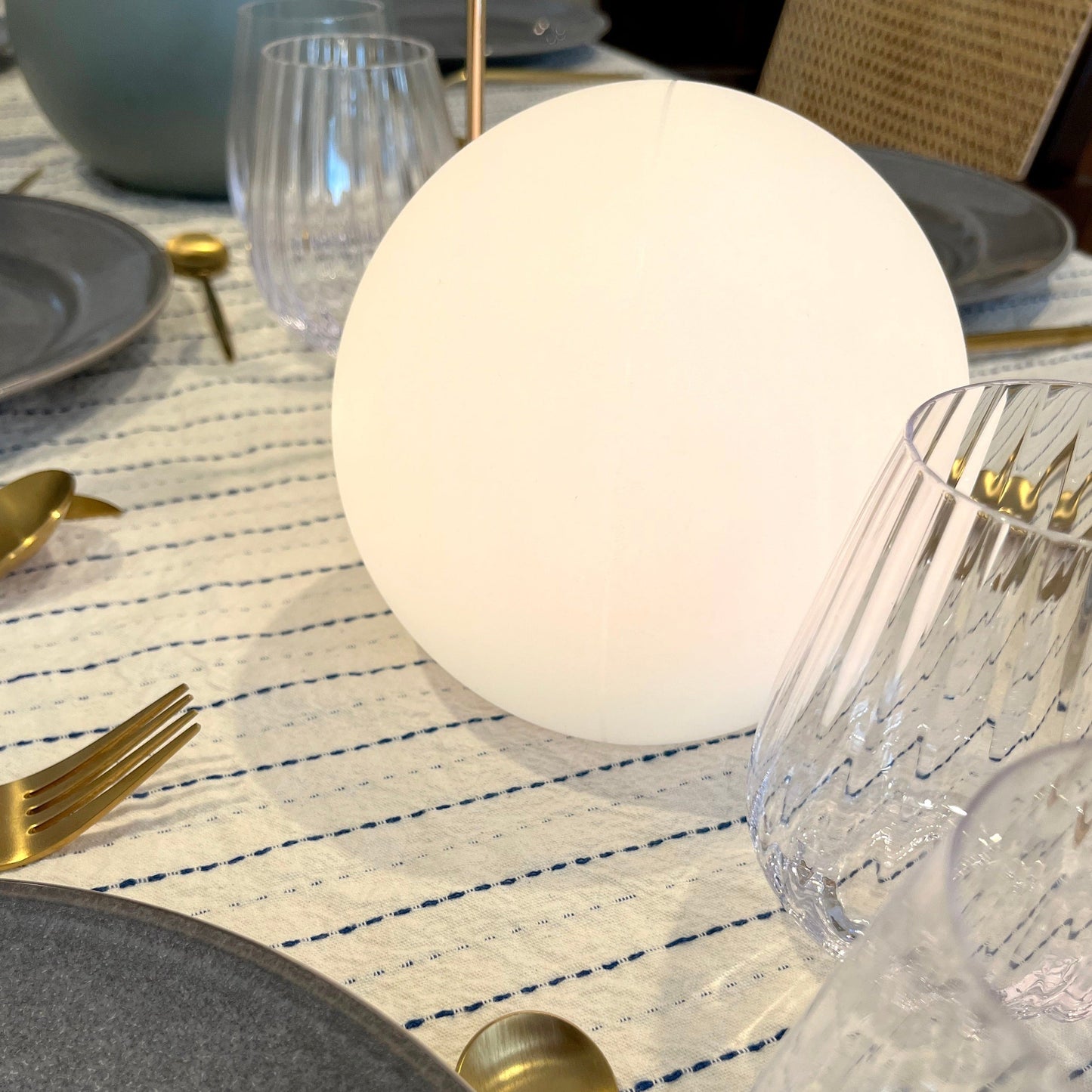 Moon Cordless LED Table Lamp with Color Control