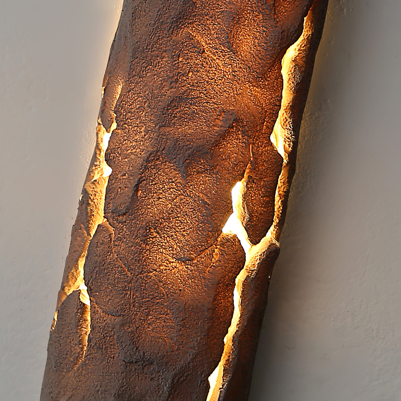 Outdoor Wall Light IP65 Waterproof Premium Resin Faux Rock Finish