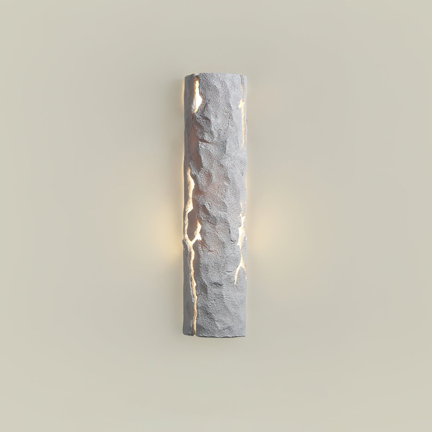 Outdoor Wall Light IP65 Waterproof Premium Resin Faux Rock Finish