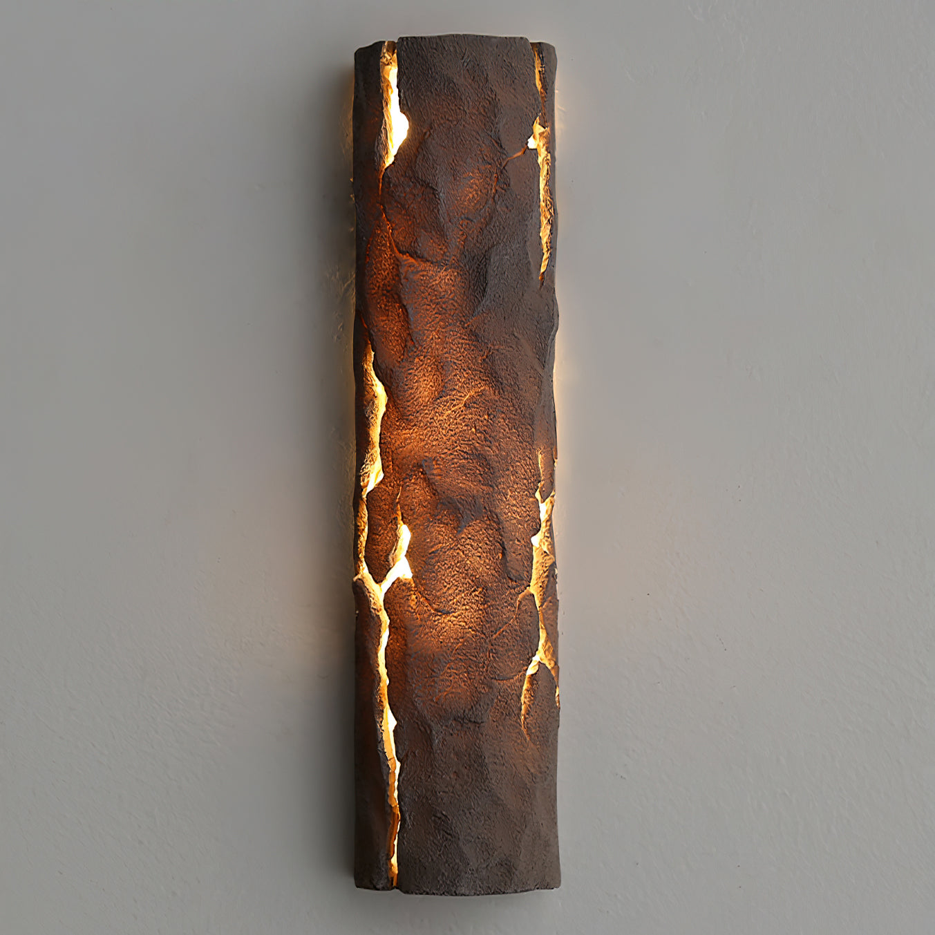 Outdoor Wall Light IP65 Waterproof Premium Resin Faux Rock Finish