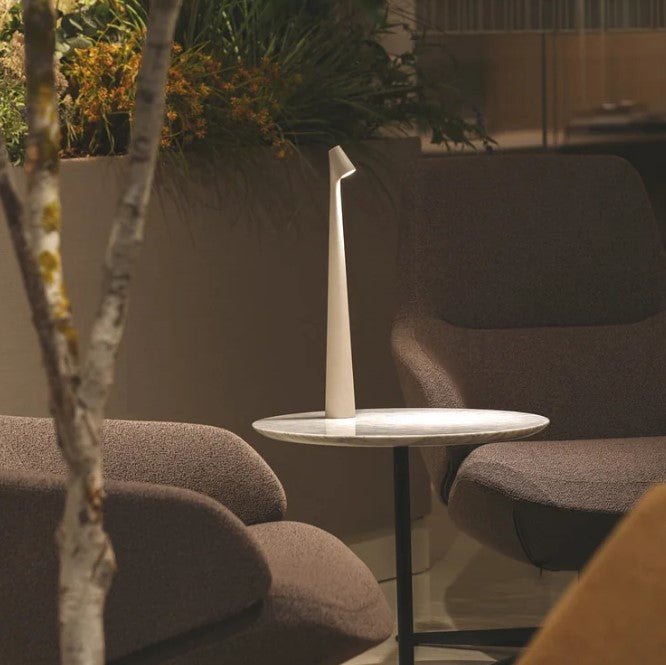 Portable Rechargeable LED Table Lamp - Aluminum Construction - Three Light Intensities