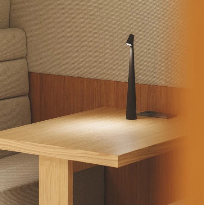 Portable Rechargeable LED Table Lamp - Aluminum Construction - Three Light Intensities